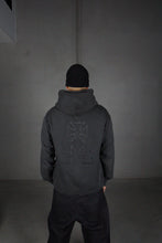 Load image into Gallery viewer, Iron Hoodie: Faded Black