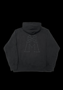 Iron Hoodie: Faded Black