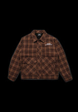 Load image into Gallery viewer, Mercy Magnet Plaid Jacket: Brown