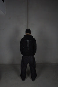 Core Fleece Hoodie: Black