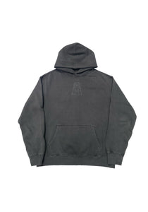 Iron Hoodie: Faded Black