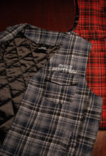 Load image into Gallery viewer, Mercy Magnet Plaid Vest: Blue