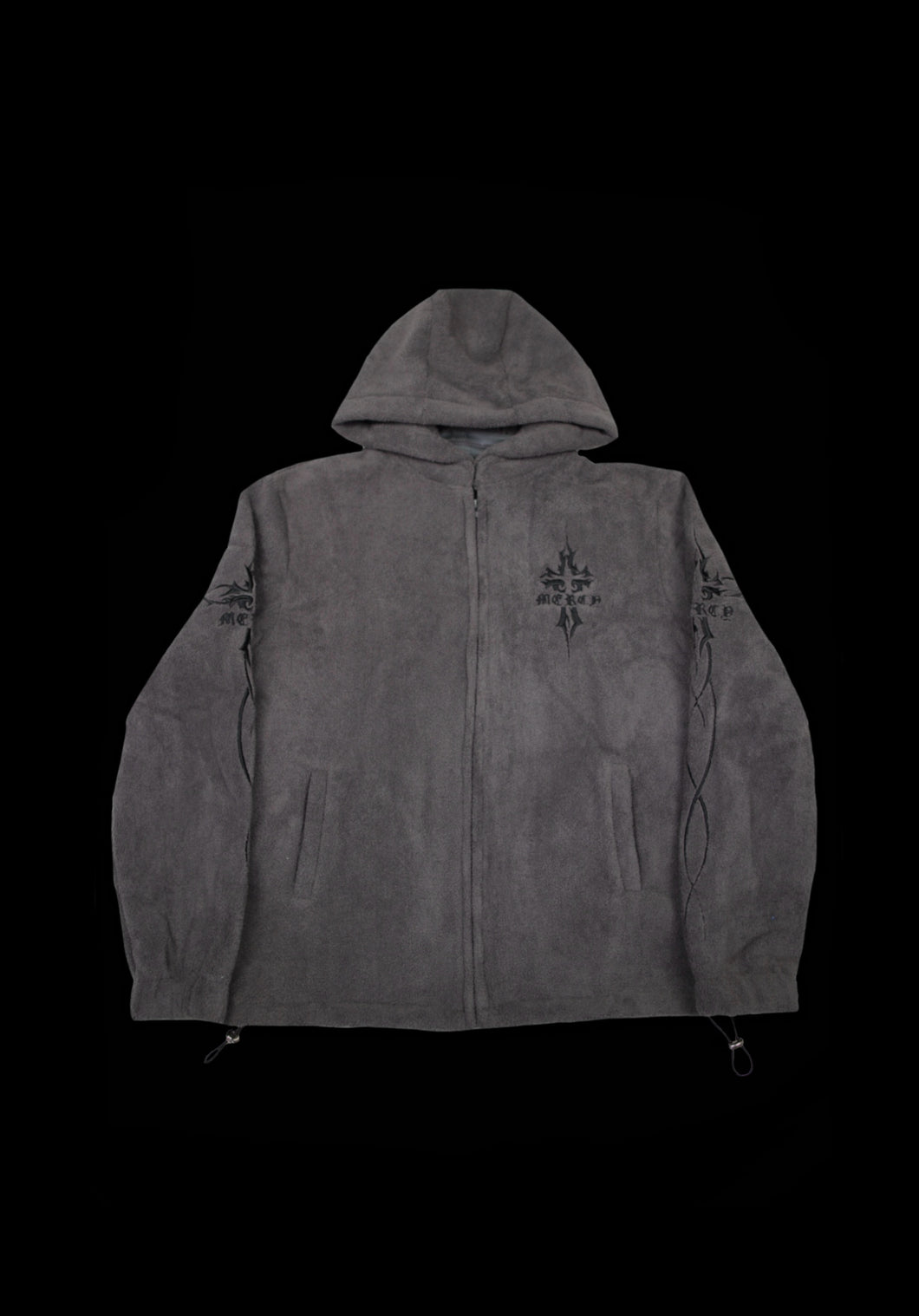 Core Fleece Hoodie: Grey