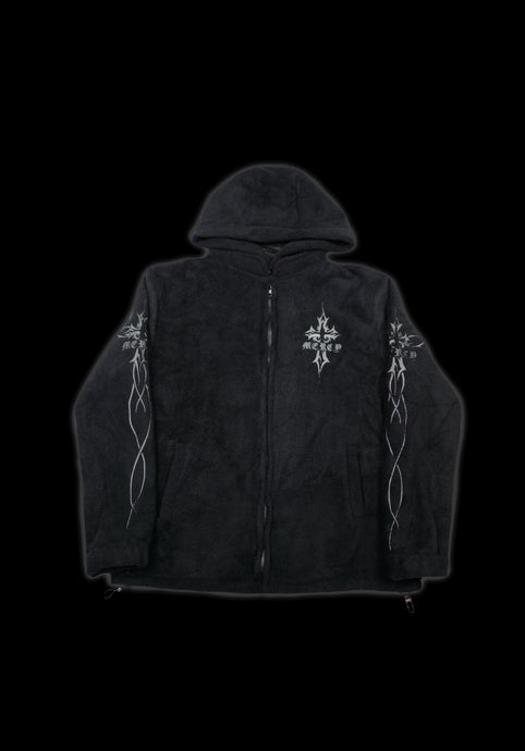 Core Fleece Hoodie: Black