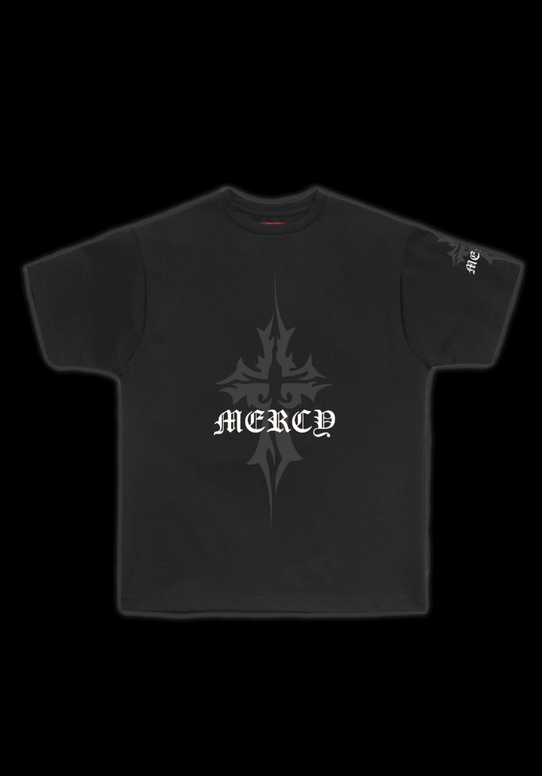 Cross Tee: Black/Grey