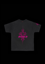 Load image into Gallery viewer, Cross Tee: Black/Hot Pink