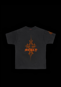Cross Tee: Black/Orange