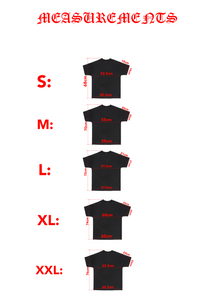 Cross Tee: Black/Hot Pink